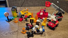 Duplo Feuerwehr, Polizei, Autowerkstatt
