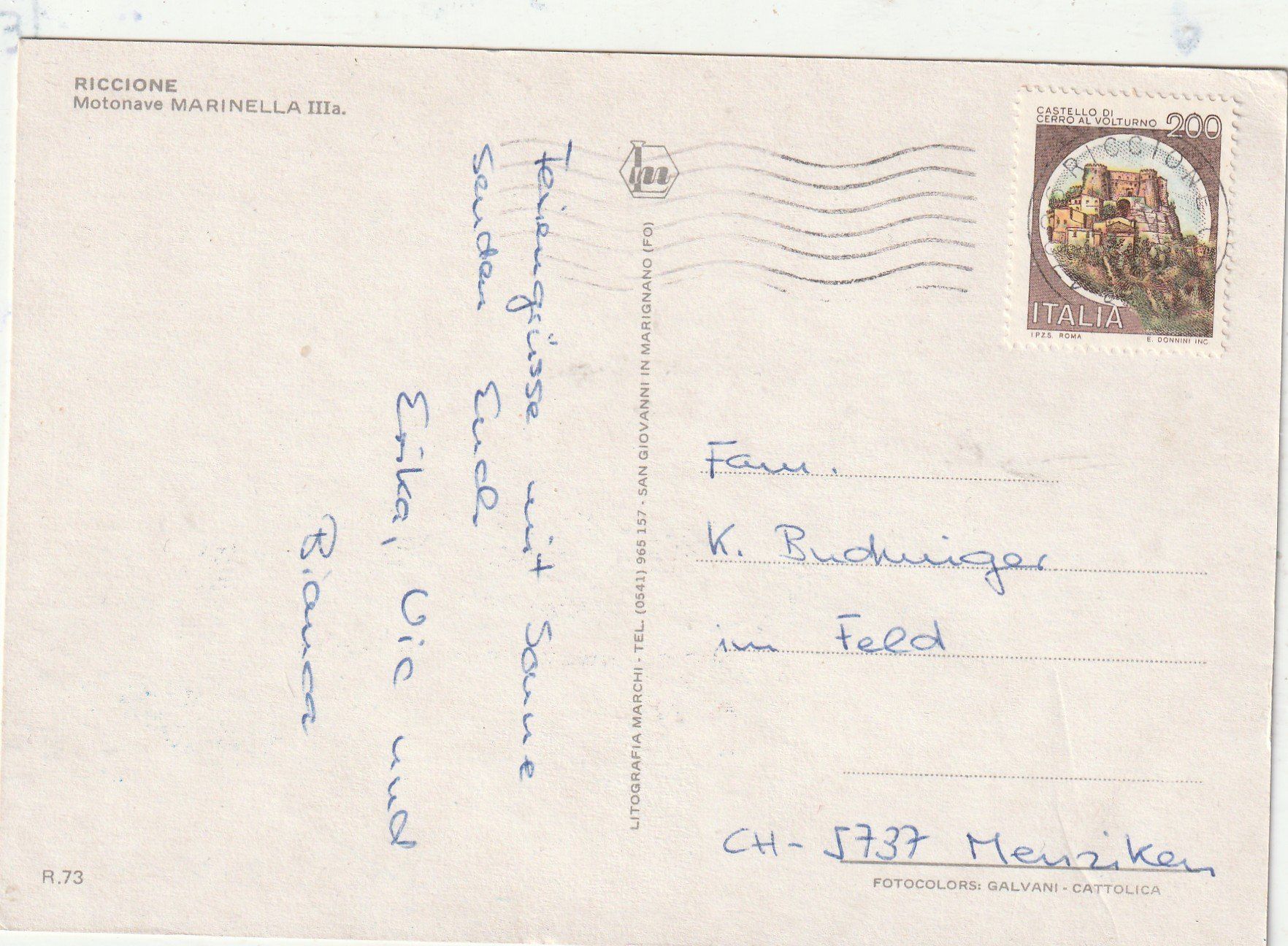 Cartoline postali: Grosser Schiff – Usato da Lumbrein venduto da made02 1