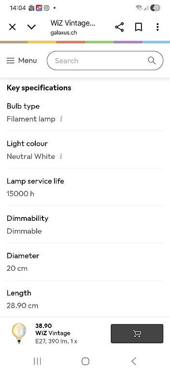 Lampade: Wiz wlan led lampe neu  – Usato da marly venduto da Leg_chipie21 1