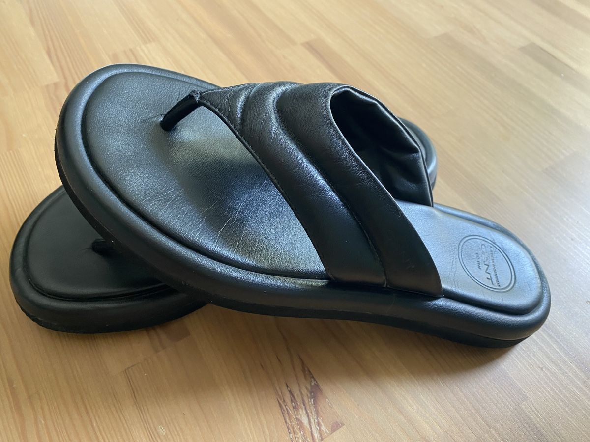 Gant Scarpe da donna: Gant Flip Flops Schwarz Gr. 38 aus Leder – Usato da Stäfa venduto da gal_hl2w 1