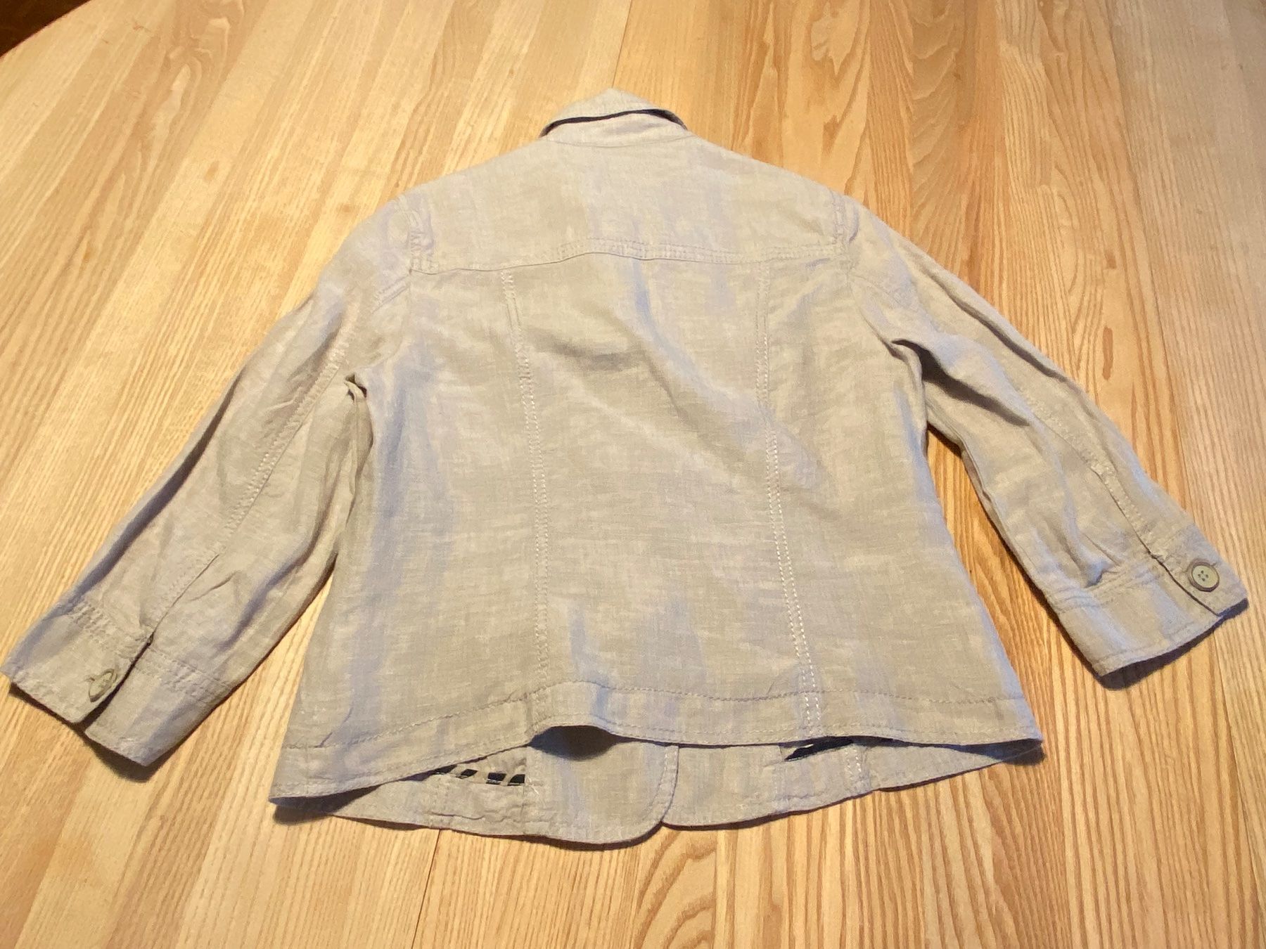 Giacche: Leinen Blazer & Rock, Gr. 38 in der Farbe beige – Usato da Rüschlikon venduto da Emma01 1