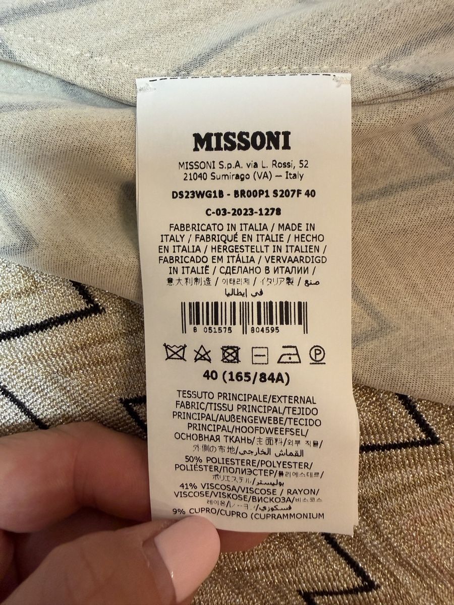 Missoni Vestiti: MISSONI Dress Multicolour Size IT 40 – Usato da Horgen venduto da Elizhadz 5