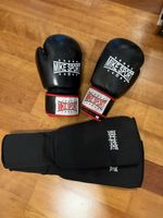 Boxhandschuhe + Schienbeinschoner