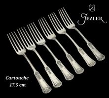Cartouche 17.5 cm Jezler 800Silb 6 fourchettes