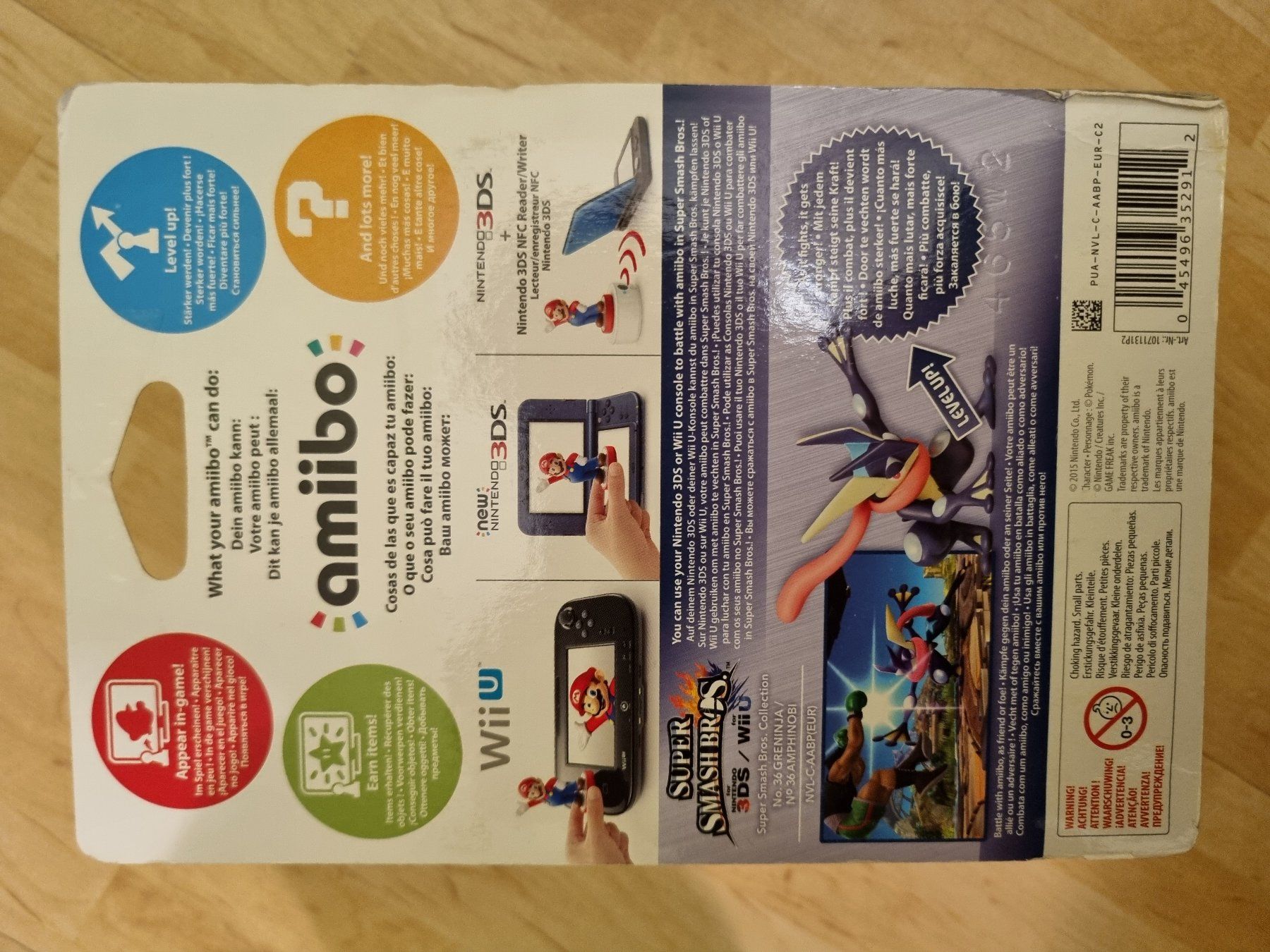 Nintendo Giochi: NEU: Amiibo Greninja Super Smash Bros. – Nuovo e nell'imballaggio originale da Vilters venduto da oOLinkOo 1