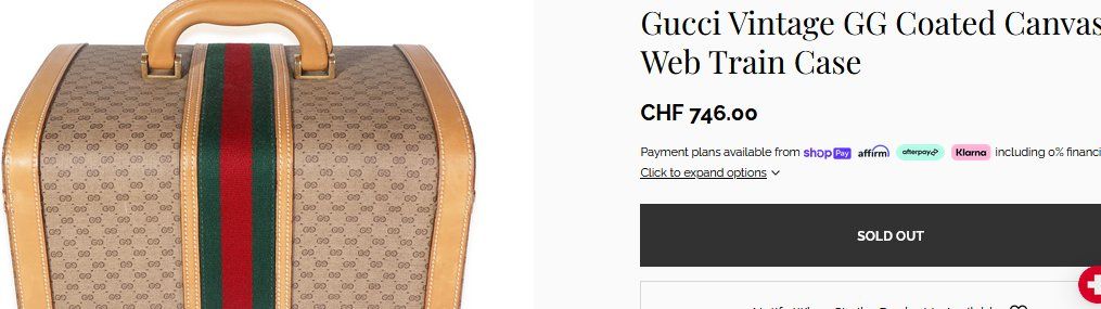 Gucci Custodie per cosmetici: Gucci Vanity-Case Beauty Bag Kosmetikkoffer – Usato da Collonges venduto da Auganien 9