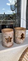 Holz Laterne