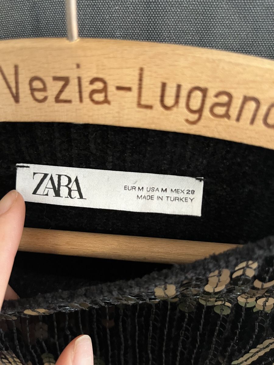 Zara Pullover & Sweatshirts: Completely new Zara Sequin Chenille Sweater S – Neu und originalverpackt aus Basel von 550_ckp6 1