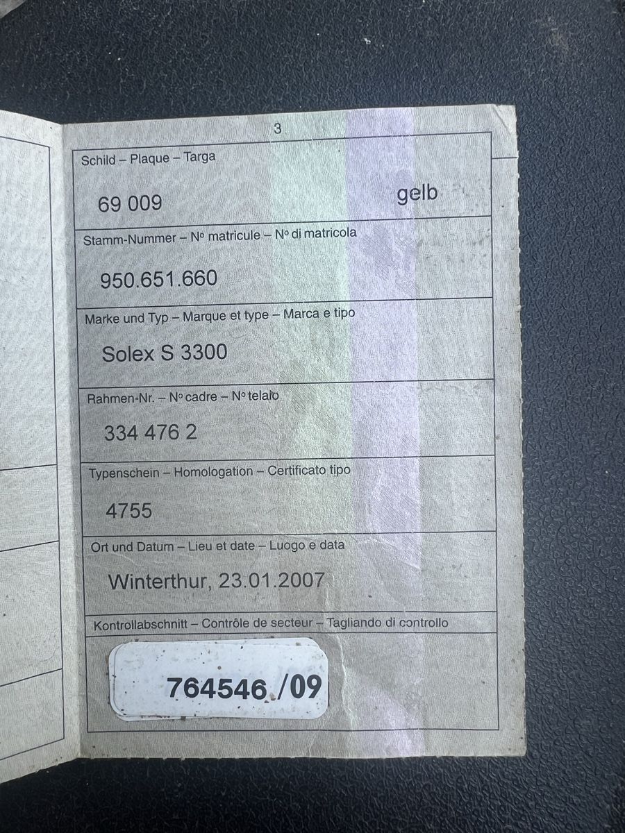 Solex Mofas: Velo Solex S 3300 – Gebraucht aus Dinhard von Stahlguss 5