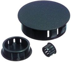 Montageloch-Abdeckkappe PA schwarz DP500 ø12.7, 50 Stk NEU