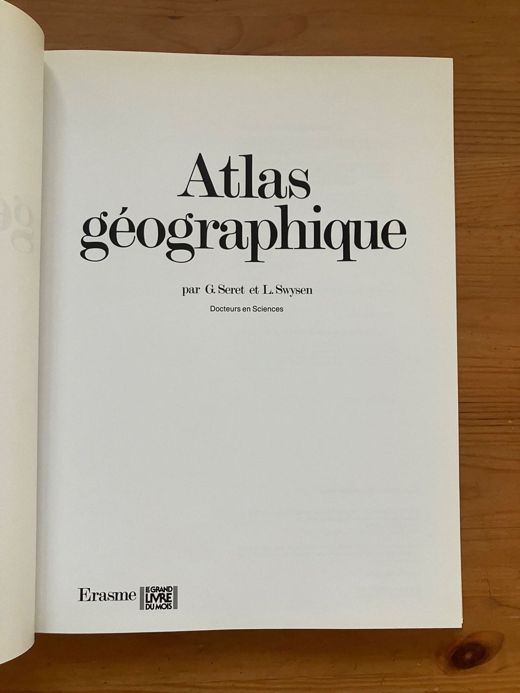 Livres: Atlas géographique – D'occasion à Meyrin par Julien333 1