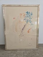 Salvador Dali original Lithographie handsigniert