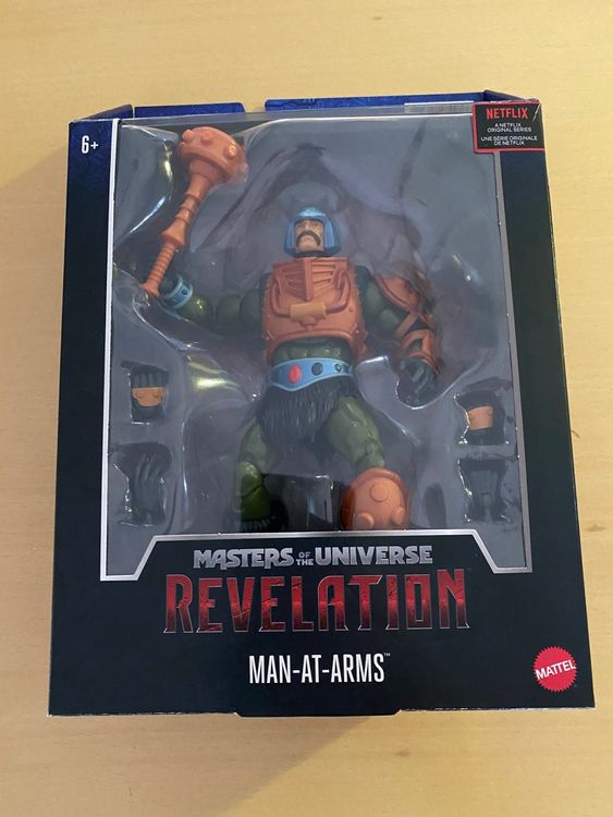 Action Figure Masters Of The Universe – Man-At-Arms (Revelation) – 14 Cm – Giocattolo 6+ Anni