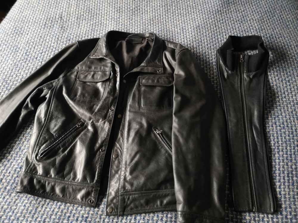 Giacche: Stylische Büffel Lederjacke – Usato da Hitzkirch venduto da badules 3