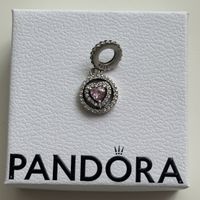 Pandora Herz Zirkonia Charms Rosa