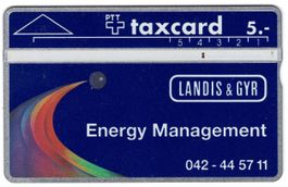 Landis & Gyr, Energy Management - seltene Firmen Taxcard