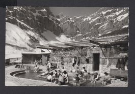 Leukerbad   -   alte Ansichtskarte gestempelt 1962
