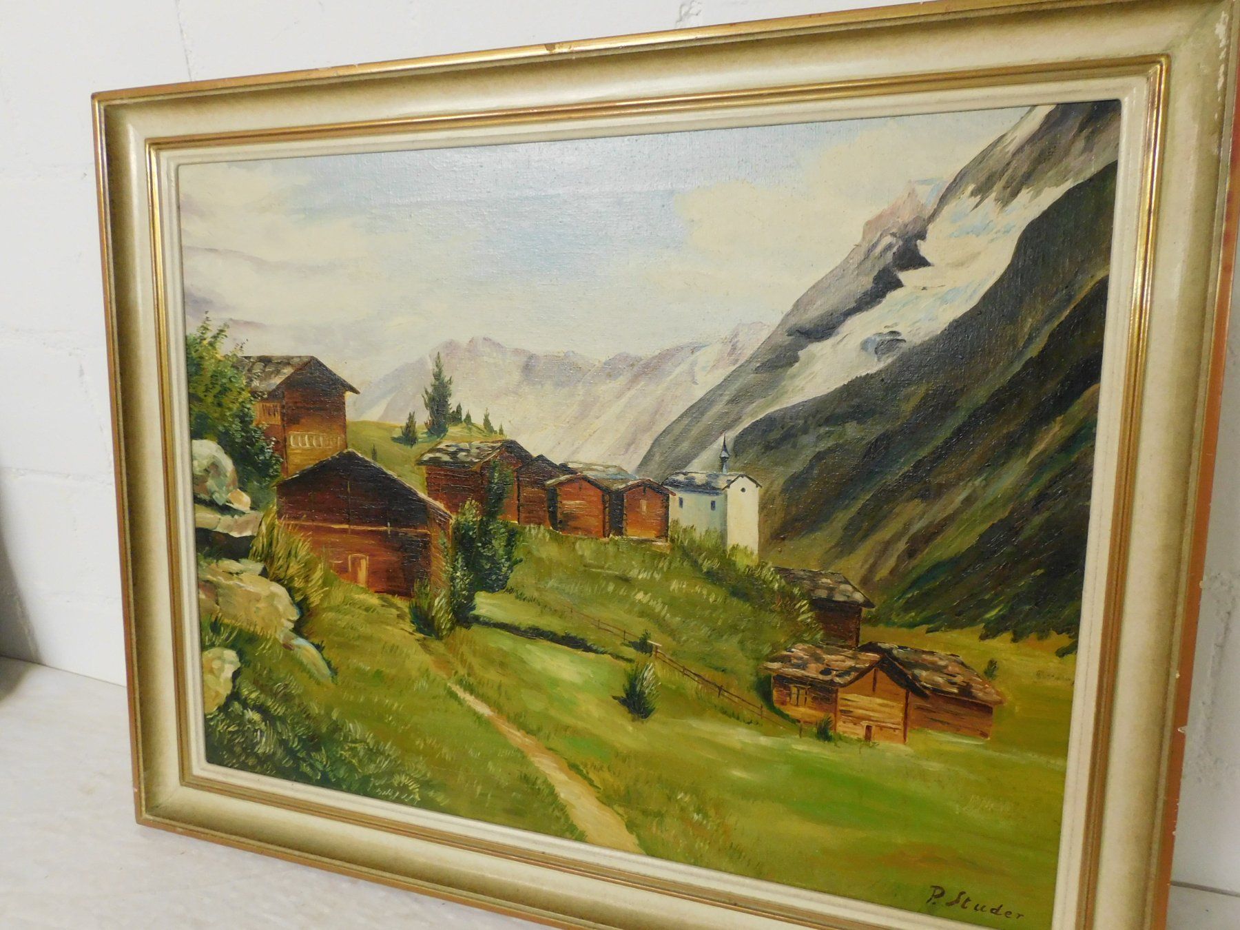 Dipinti: Gemälde Öl Bild Signiert P . Studer – Usato da sursee venduto da trilli-tralli 3