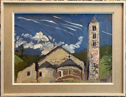 Ölbild von Fritz Hug "Negrentino"