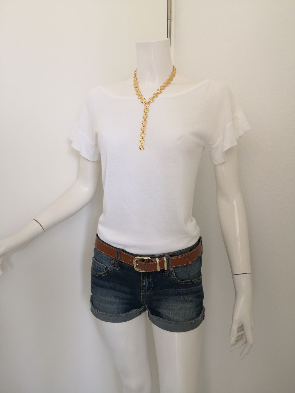 Mango Top: 🤩MANGO STRICK-TOP WEISS & VOLANT äRMEL – Nuovo (secondo la descrizione) da Olten venduto da Naja-Twins-Twins 5