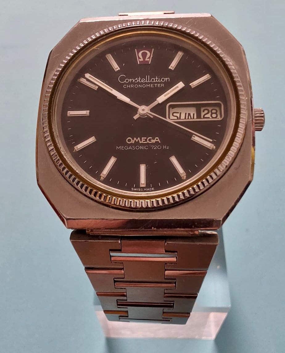 Omega Orologi: OMEGA CONSTELLATION  MEGASONIC CHRONOMETER  720Hz ELECTRONIC – Difettoso da Neftenbach venduto da Taschen-Uhren 3