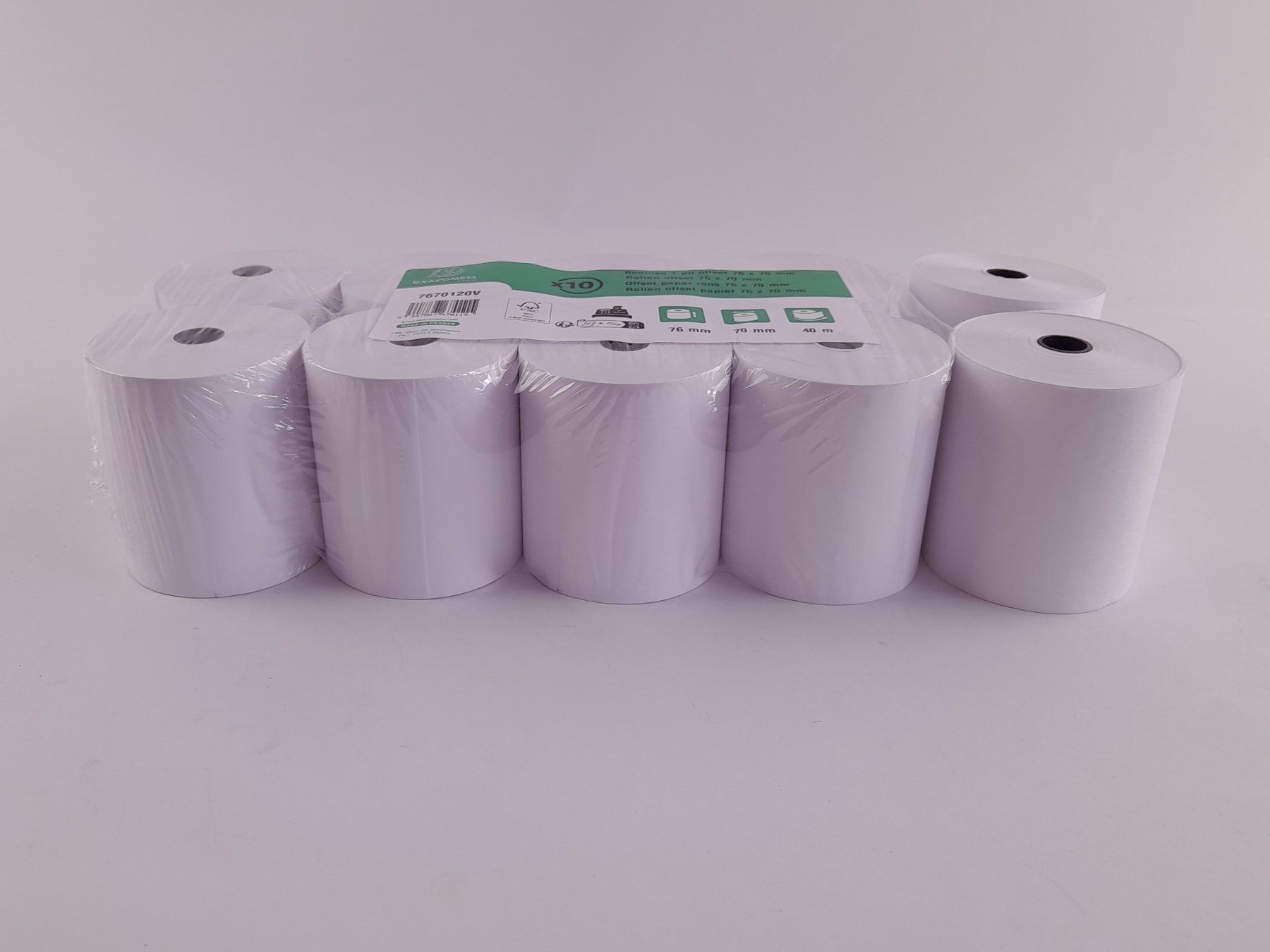 Carta: EXACOMPTA Rollen offset 76x70mm – Nuovo (secondo la descrizione) da Liebefeld venduto da Restwert_Liebefeld 4
