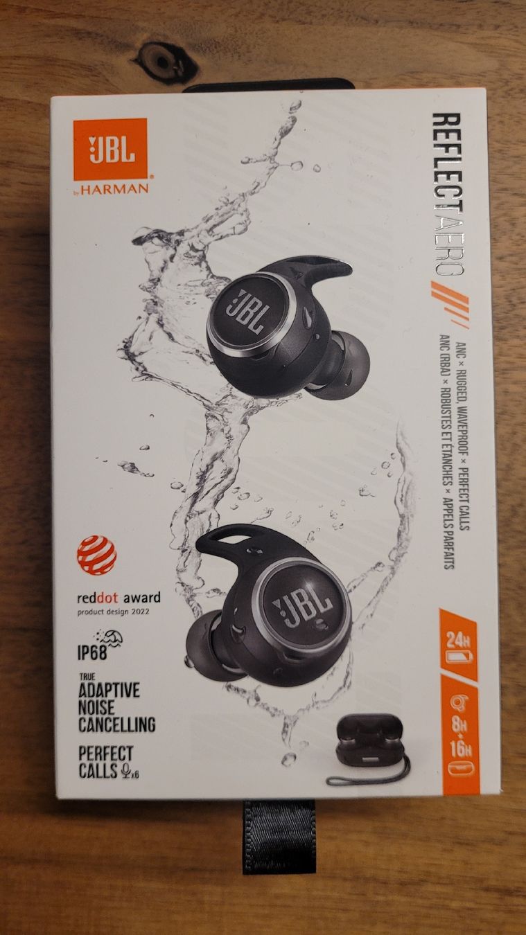JBL Cuffie: JBL Reflect Aero Noise Cancelling Kopfhörer – Usato da Stans venduto da vonmsa