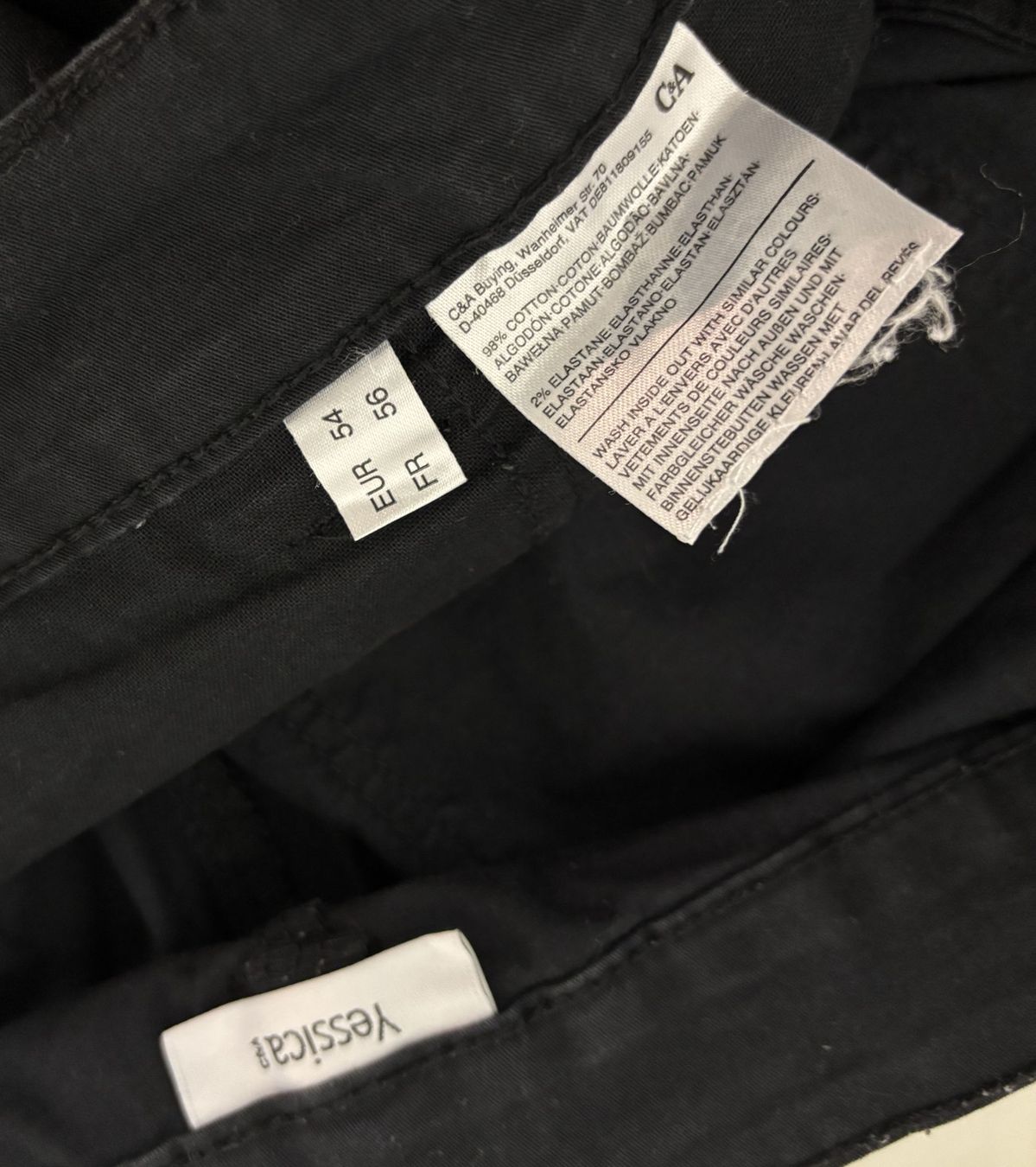 Pantalons: C&A schwarze 7/8 Hose – D'occasion à Buchs AG par SellAndBuyX 1