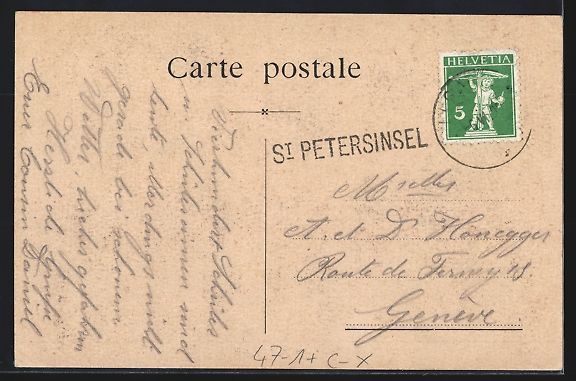 Ansichtskarten: Ile de St. Pierre, Orchestre de l'Ensemb – Gebraucht aus Berlin von bartko-reher 1