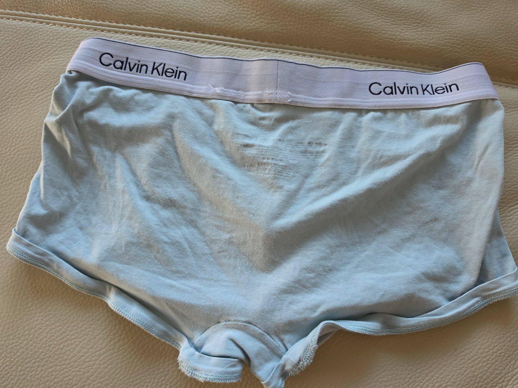 Calvin Klein Unterwäsche: Calvin Klein Unterhose türkis/hellblau Gr. M – Gebraucht aus Willisau von dor_xp9g 1
