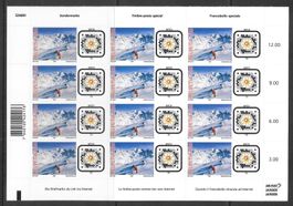 Kleinbogen 1249B Briefmarke als Link Internet ** 31.10.2007