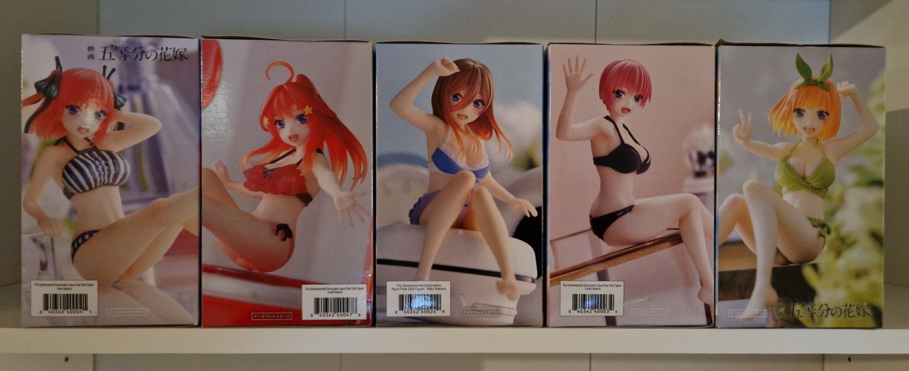 Statuette: The Quintessential Quintuplets Aqua Float Girls complet – Nuovo e nell'imballaggio originale da St-Imier venduto da ATTAKSHOP 6