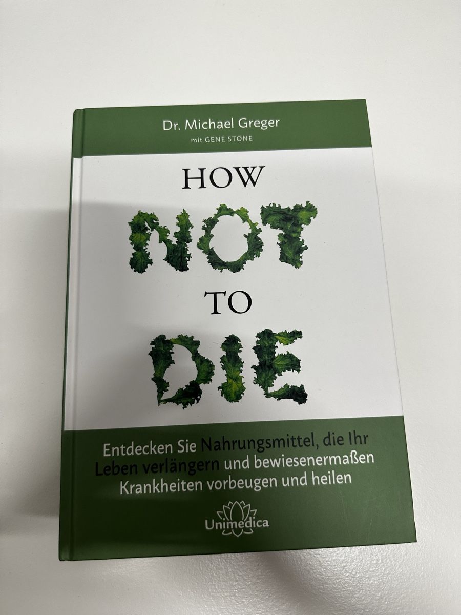 Libri: Buch HOW NOT TO DIE Dr. Michael Greger neuwertig – Nuovo (secondo la descrizione) da Eglisau venduto da Brewster1