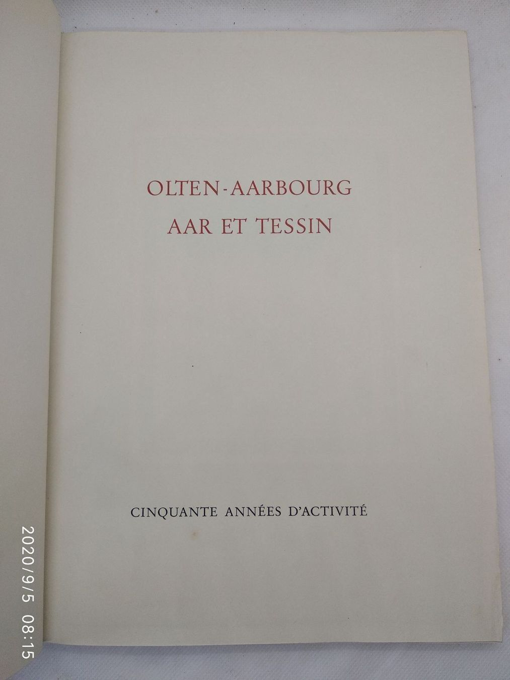Libri: JAKOB TUGGENER AARBOURG 1946 – Usato da Goldach venduto da Gaip 6