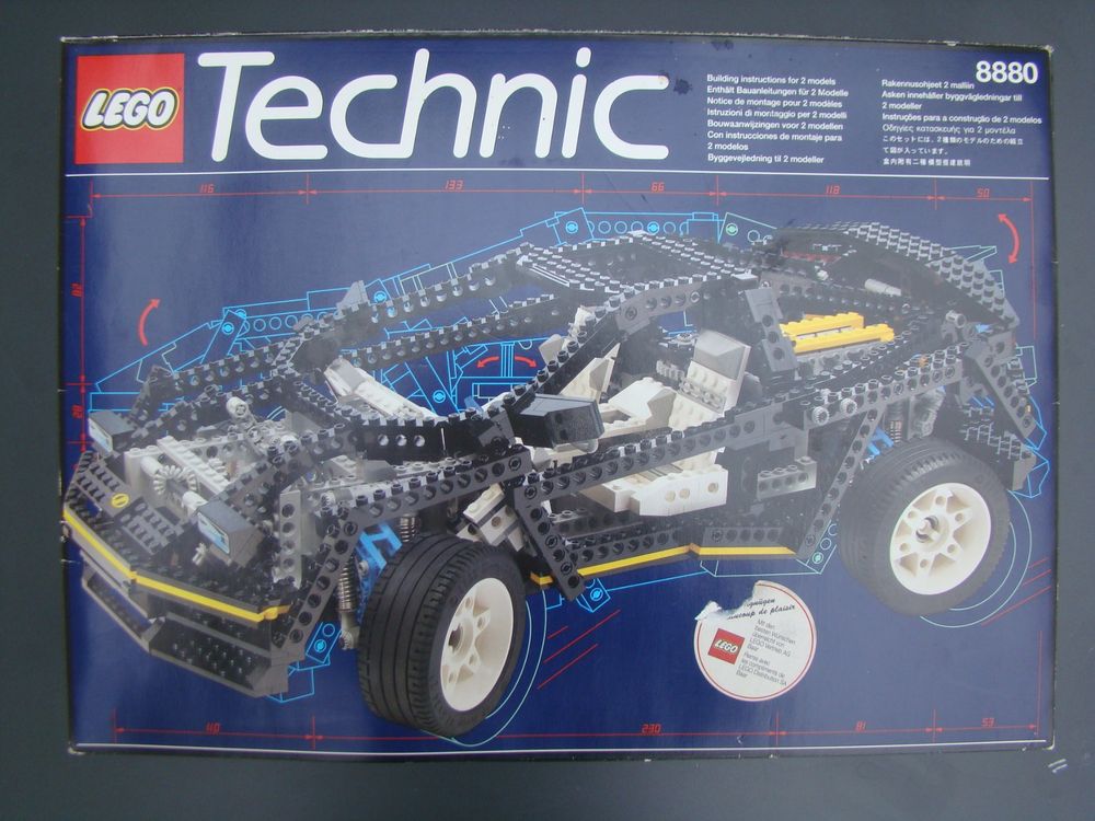Lego Technic 8880 Supercar selten mit Anleitung 90er Jahre Kaufen auf Ricardo