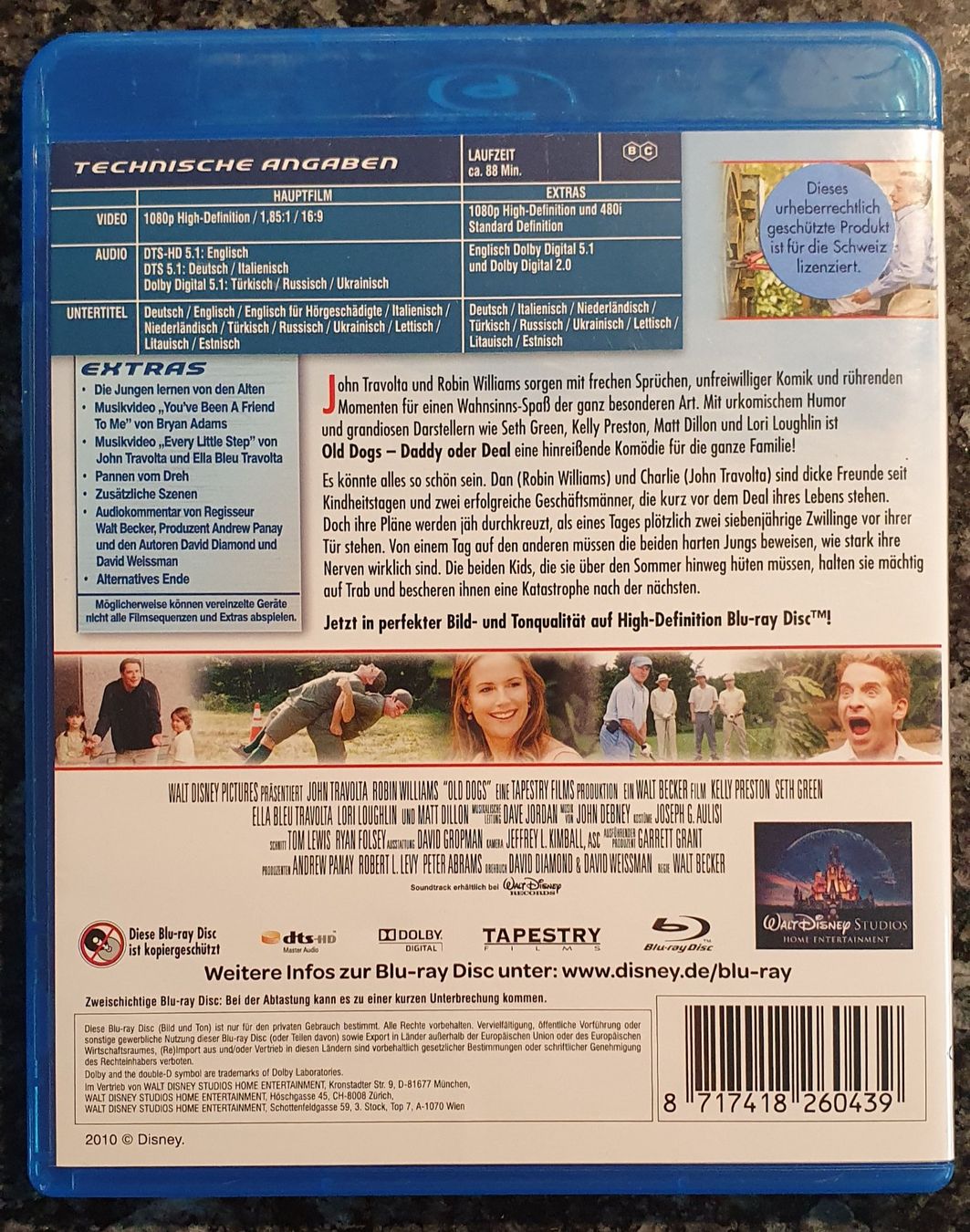 Tutti i DVDs: Old Dogs Blu-ray – Usato da Langenthal venduto da SecondChanceShop 1