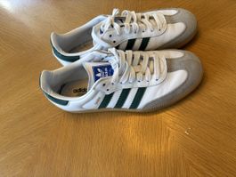 Adidas Samba Schuhe Weiss Gruen Damen Grösse 38.5
