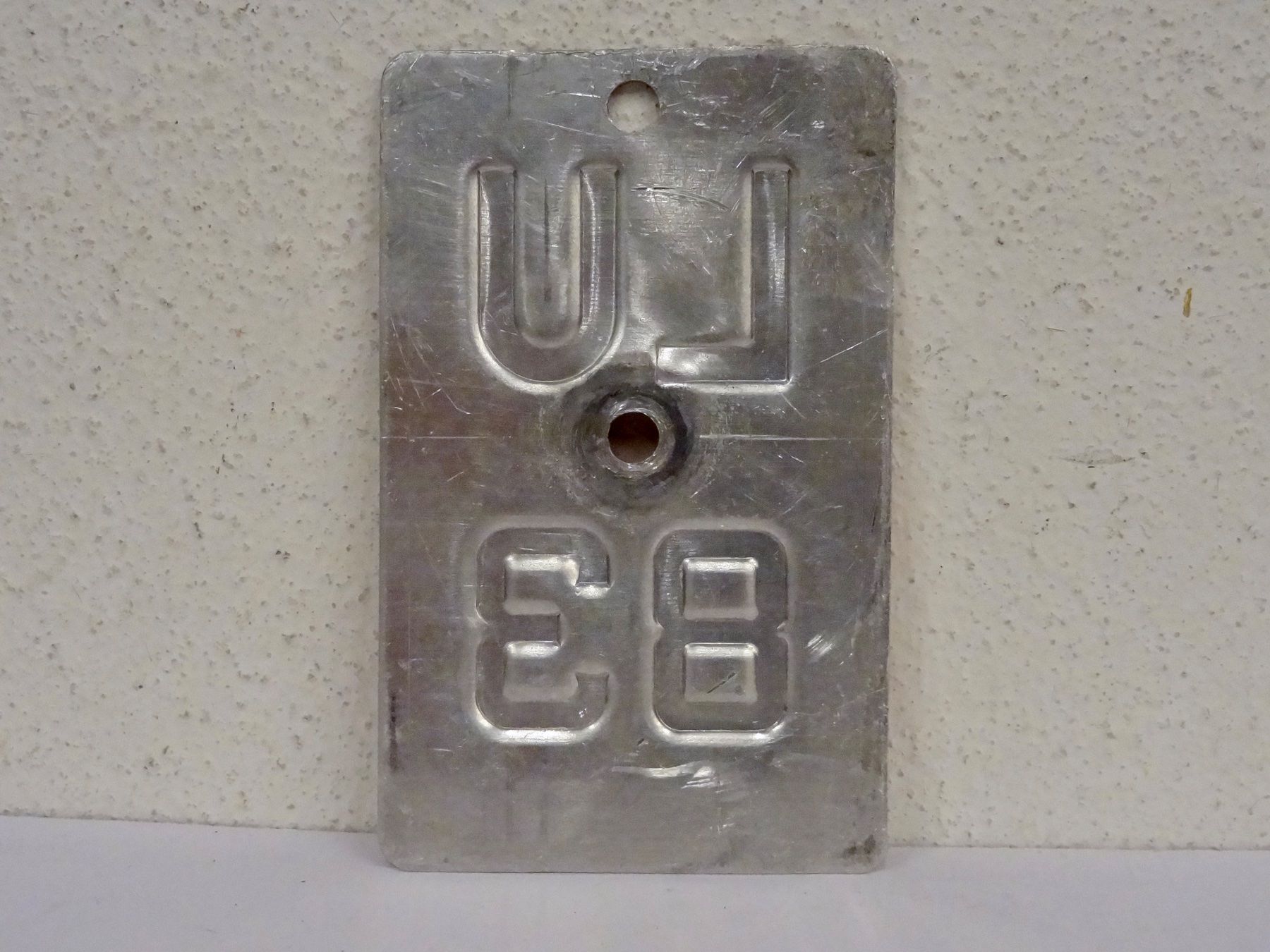 Insegne: LU 83 VELONUMMER - FAHRRADSCHILD – Usato da Kerzers venduto da zimmergruen 1