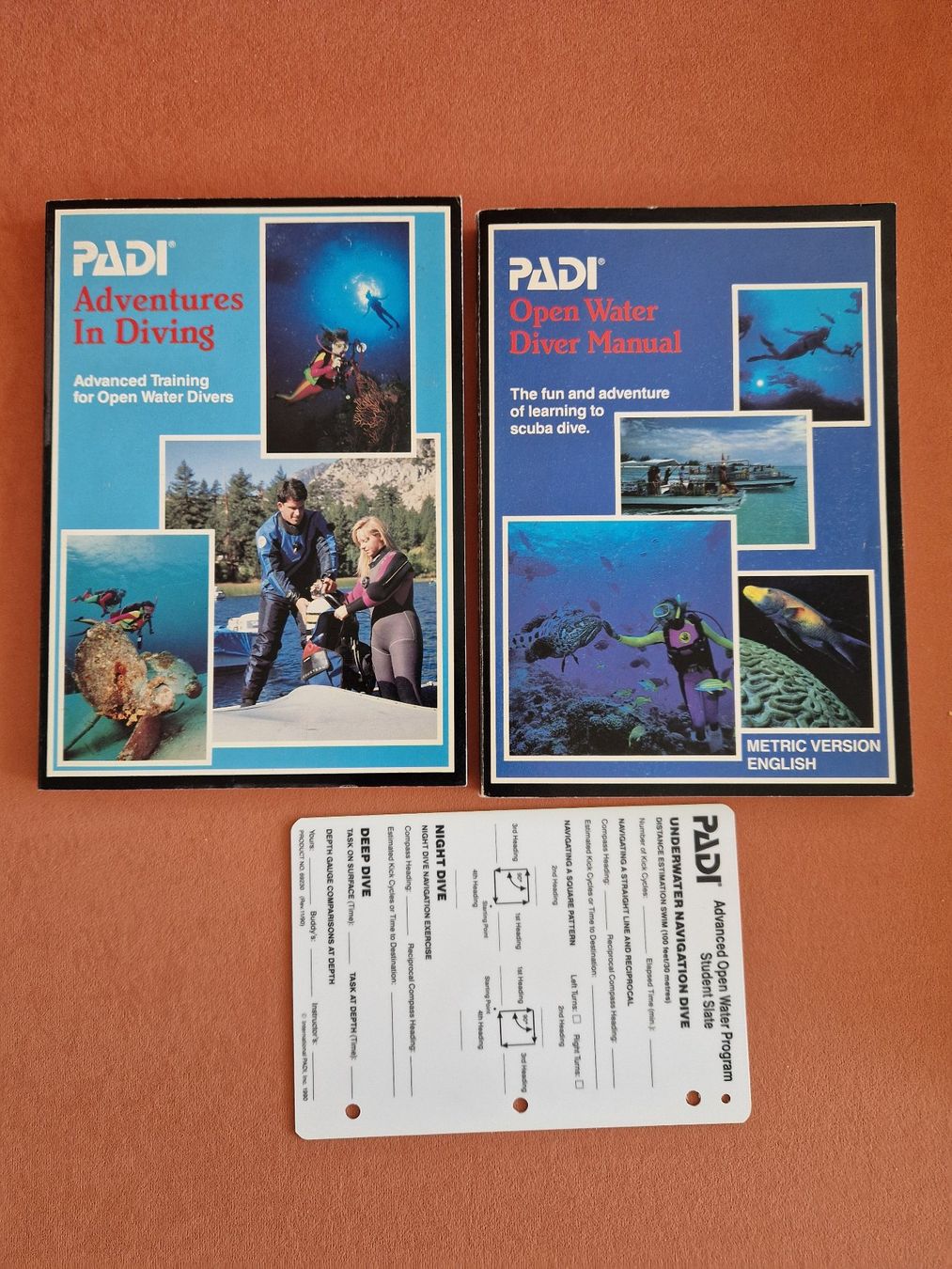 Libri: PADDY "Open Water Diver" & " Advanced" english – Usato da Zuerich venduto da Xenon7