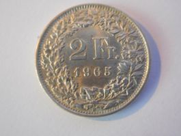 2 Fr. 1965 silber