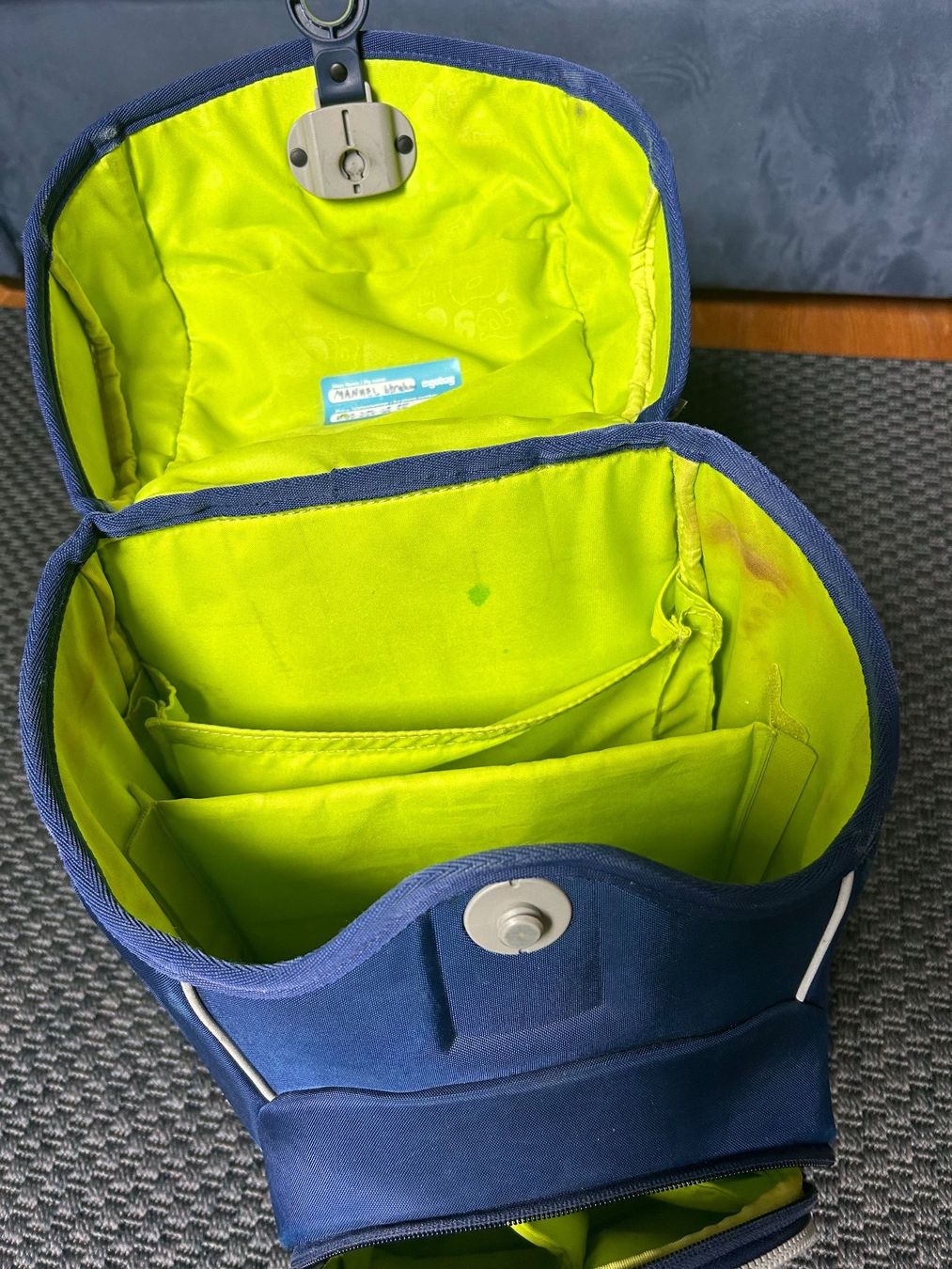 Ergobag Borse & Zaini: Ergobag Schulrucksack dunkelblau – Usato da Spiez venduto da helene13 2