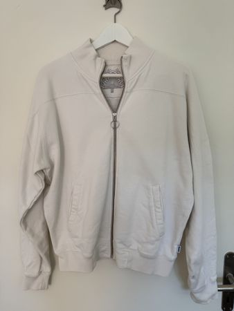 Palace Zip-Up Sweatshirt off-white used size M