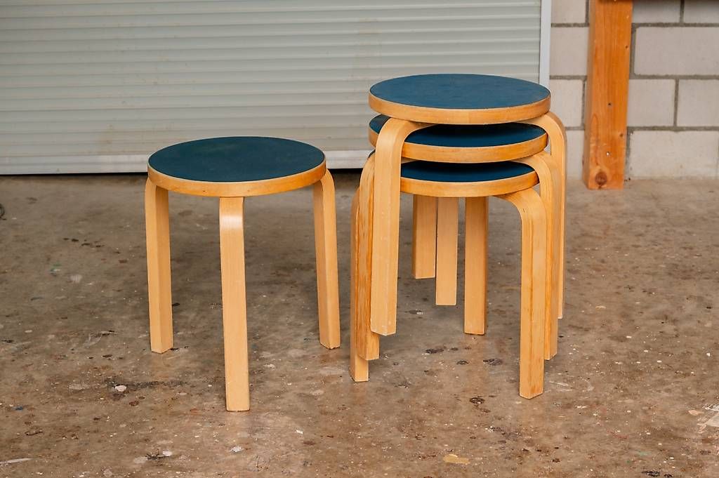 Aalto Sgabelli: Alvar Aalto Hocker 60 – Usato da Beringen venduto da 8222Beringen