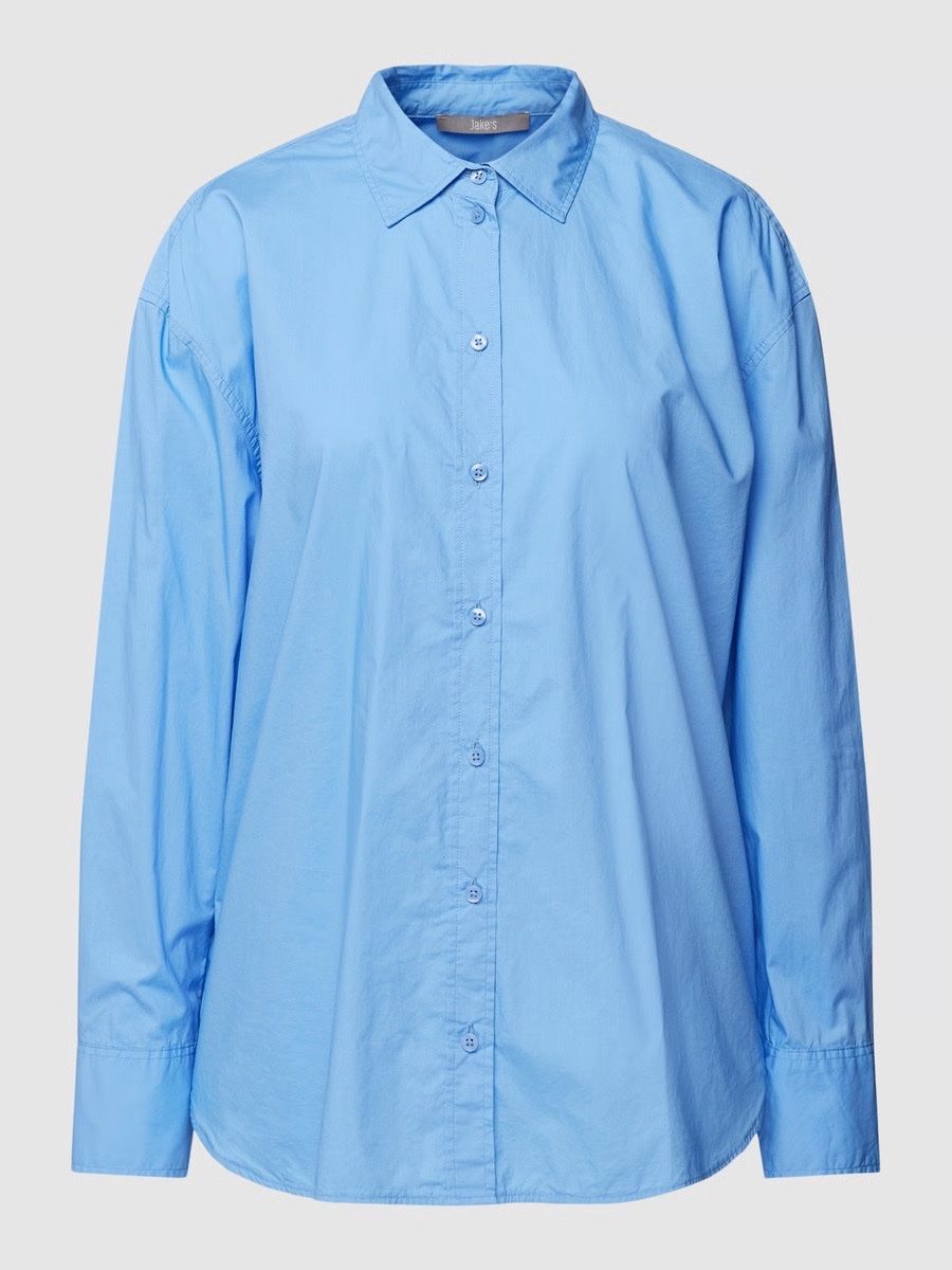 Camicette: Hemdbluse Baumwolle bleu, Grösse 42 – Usato da Zollikon venduto da Svch