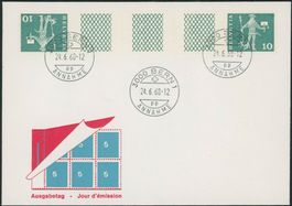 1968 - Zwischenstege - Ersttagsbrief FDC ET