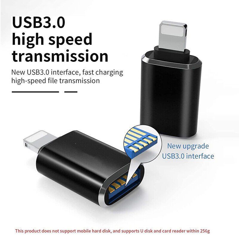 Laufwerke & Adapter: USB A Adapter Lightning  iPhone iPad Kamera 3.0 – Neu (gemäss Beschreibung) aus Kirchdorf AG von csnmclub 6