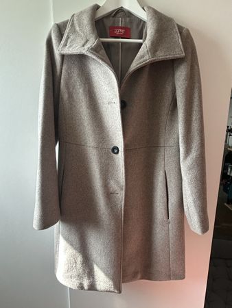 ESPRIT Mantel aus weich angerauter Wolle 🧶