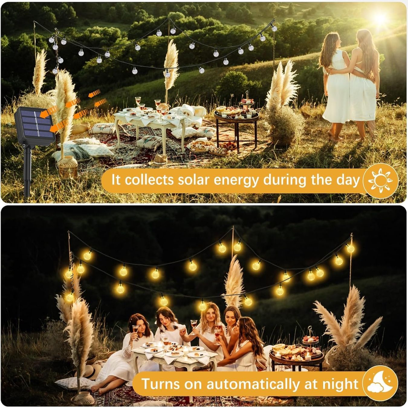 Ghirlande e barre luminose: Solar Lichterkette, 30 LED – Nuovo e nell'imballaggio originale da Nuglar venduto da SaleRitter 4