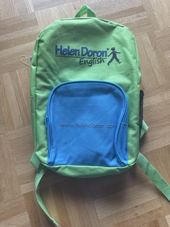 Helen Doron Rucksack, Grün/Blau, Top Zustand
