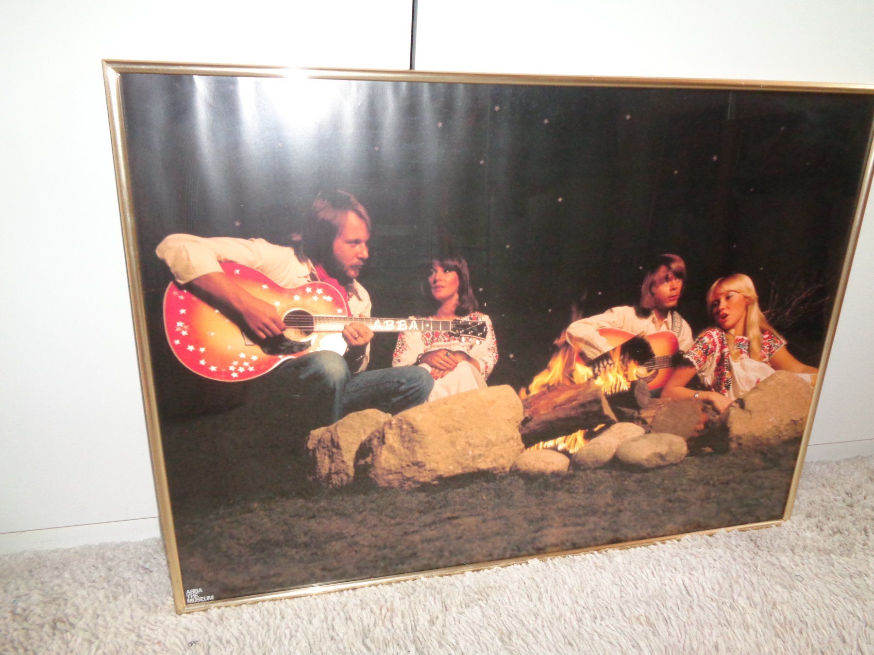 Poster & Bilder: *** Grosses ABBA Bild *** / im Gold Rahmen – Gebraucht aus Othmarsingen von Leuchtturmlady 3